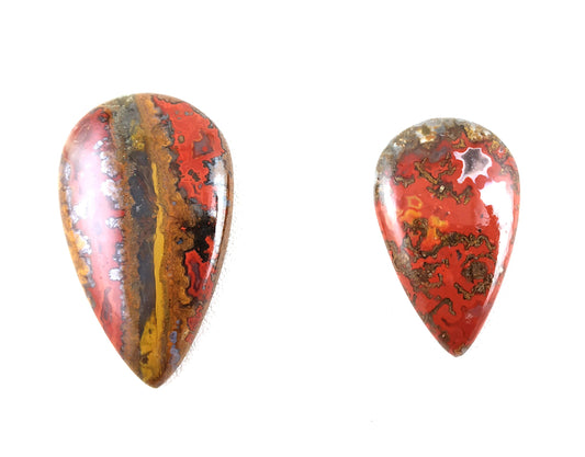 Top quality 2 Pieces Blood Stone Gemstone,Loose Gemstone Excellent Cabochons,handmade Natural Blood Stone Gemstone for jewelry,Wholesale