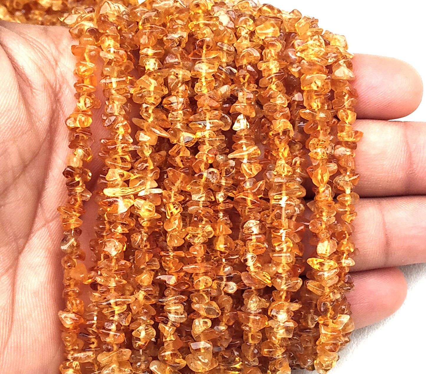 AAA Quality 16"Long Natural Citrine Chips Beads,Uncut Chip Bead,5-7 MM,Polished Beads,Smooth Citrine Chip Bead,Gemstone Wholesale Price