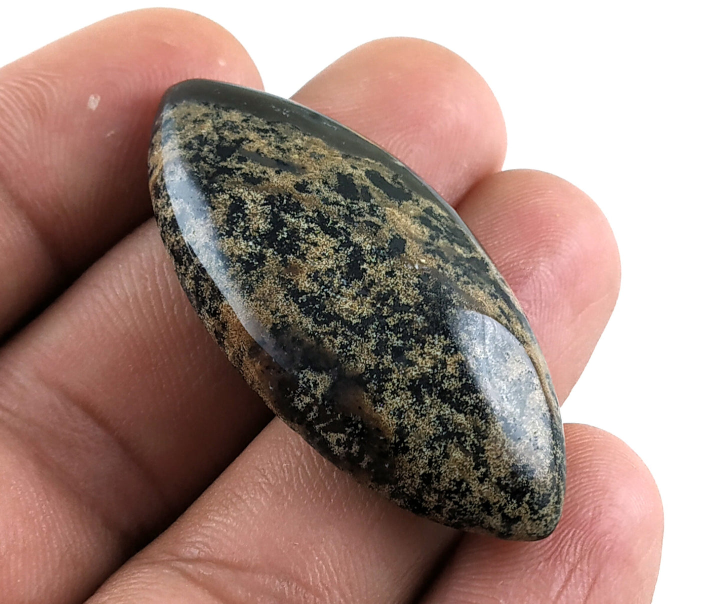 Top quality 1 Pieces Natural Dendritic Opal Gemstone,Loose Gemstone Cabochons Size 20x42 MM,handmade Marquise Shape Opal Wholesale Price