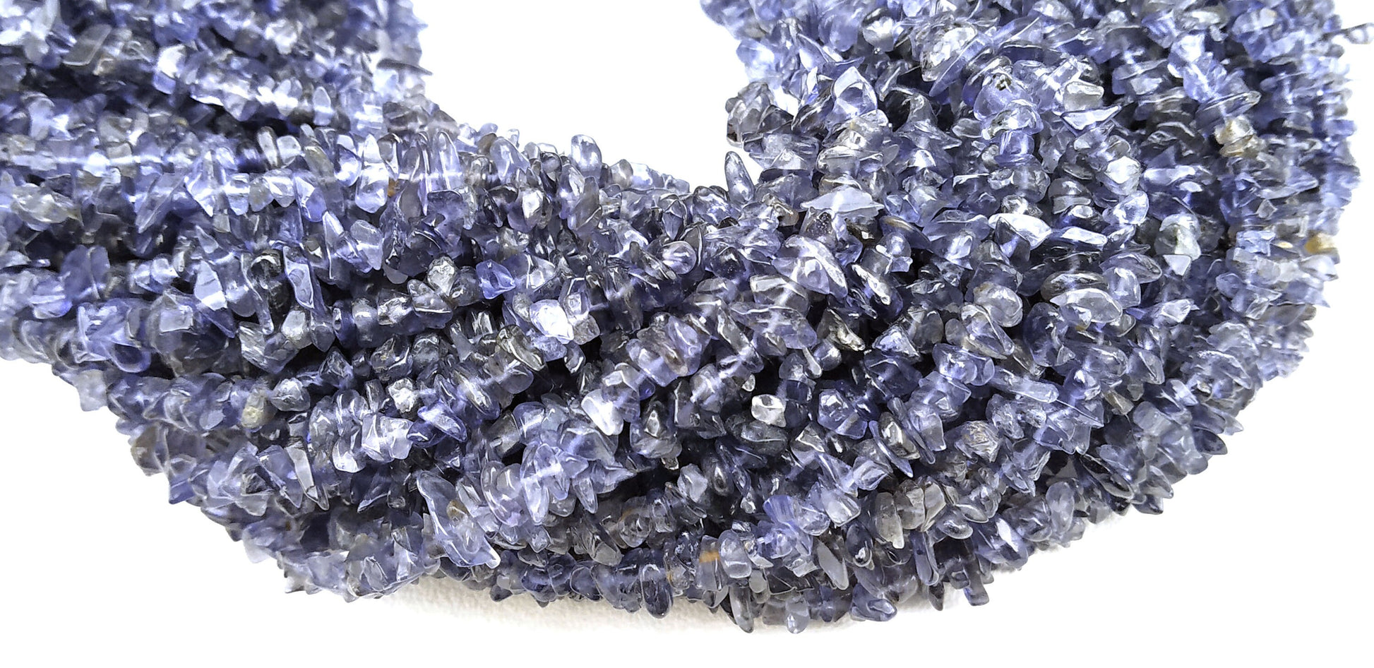 AAA Quality 16"Long Natural Iolite Chips Beads,Uncut Chip Bead,4-5 MM,Polished Beads,Smooth lolite Chip Bead,lolite gemstone Wholesale Rate