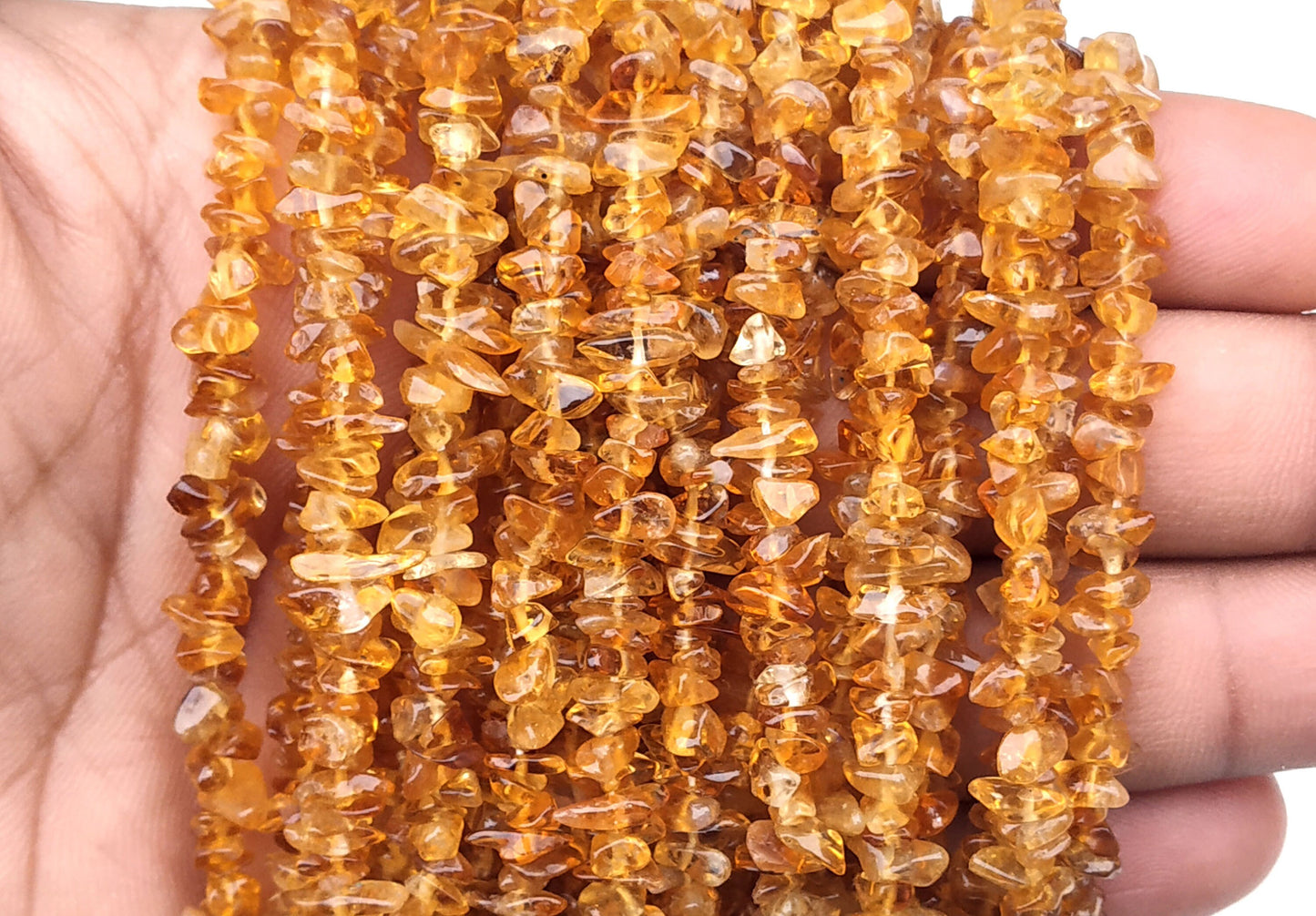 AAA Quality 16"Long Natural Citrine Chips Beads,Uncut Chip Bead,5-7 MM,Polished Beads,Smooth Citrine Chip Bead,Gemstone Wholesale Price