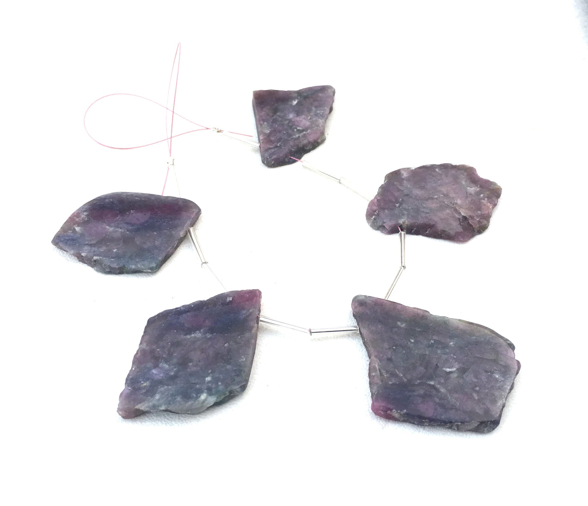 5 Antique Pieces Gemstone Rough Natural Pink Tourmaline Gemstone,Loose Rough Uneven shape Size 25x38-28x43 MM Making Jewelry Wholesale Price