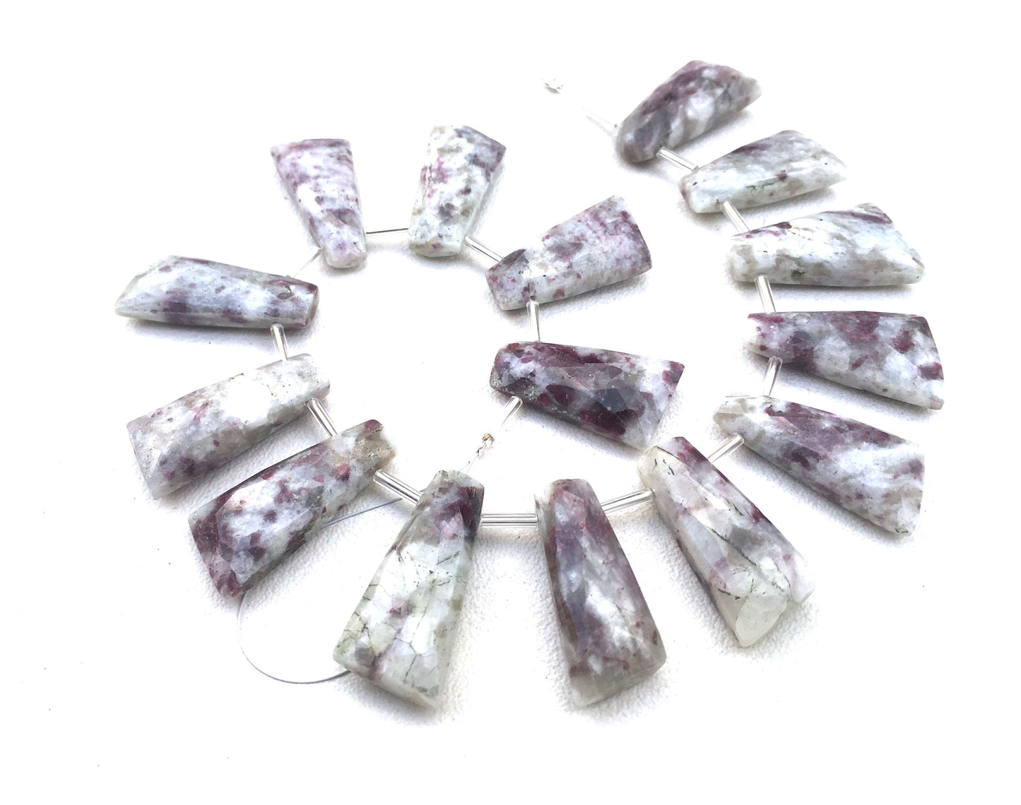 Genuine Quality 1 Strand Natural Crystal Ruby Fancy Shape,Faceted Beads, Size 13x24-13x28 MM Approx, 15 Pieces Gemstone Wholesale Price