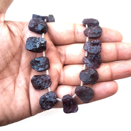 Rough Gemstone Sale Natural Garnet Raw, Uneven Shape Size 10x15-13x17 MM January Birthstone Making Jewelry Red Loose Gemstone Wholesale Rate