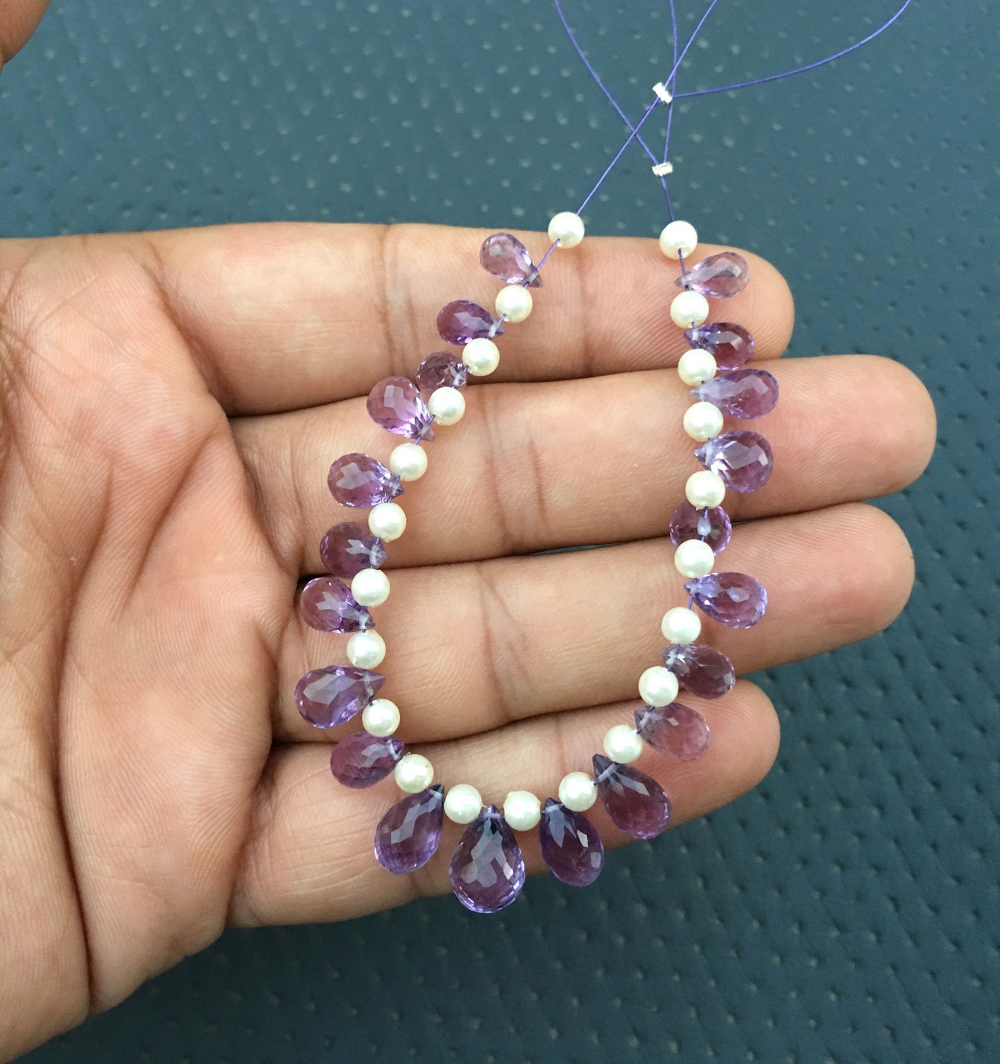 Awesome Quality Natural Amethyst Gemstone,Faceted Teardrop Shape Beads, Size 5x8-7x10 MM,February Birthstone Making jewelry Wholesale Price