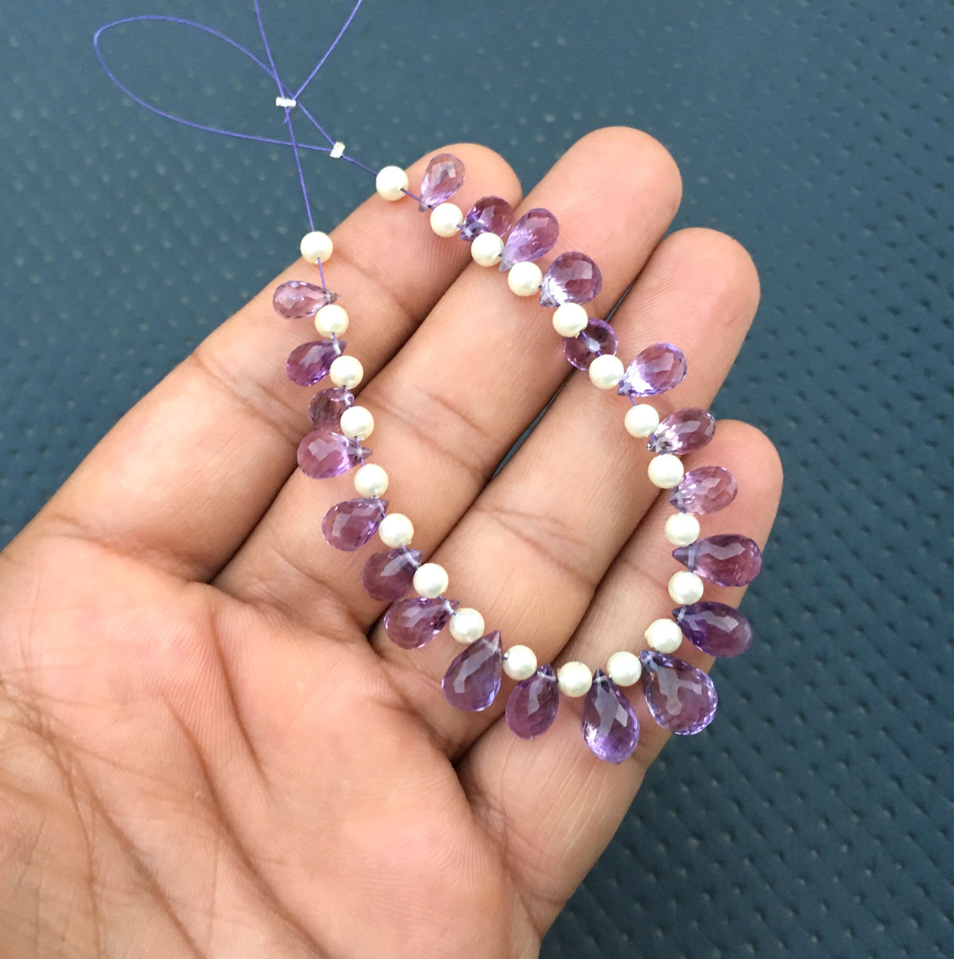 Awesome Quality Natural Amethyst Gemstone,Faceted Teardrop Shape Beads, Size 5x8-7x10 MM,February Birthstone Making jewelry Wholesale Price