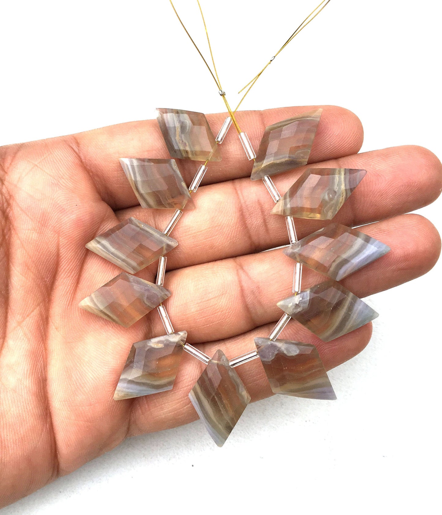 Awesome Quality 1 Strand Natural Fluorite Gemstone,11 Pieces Faceted Kite shape,Size 13x10-14x22 MM Briolette Beads,Making Jewelry wholesale