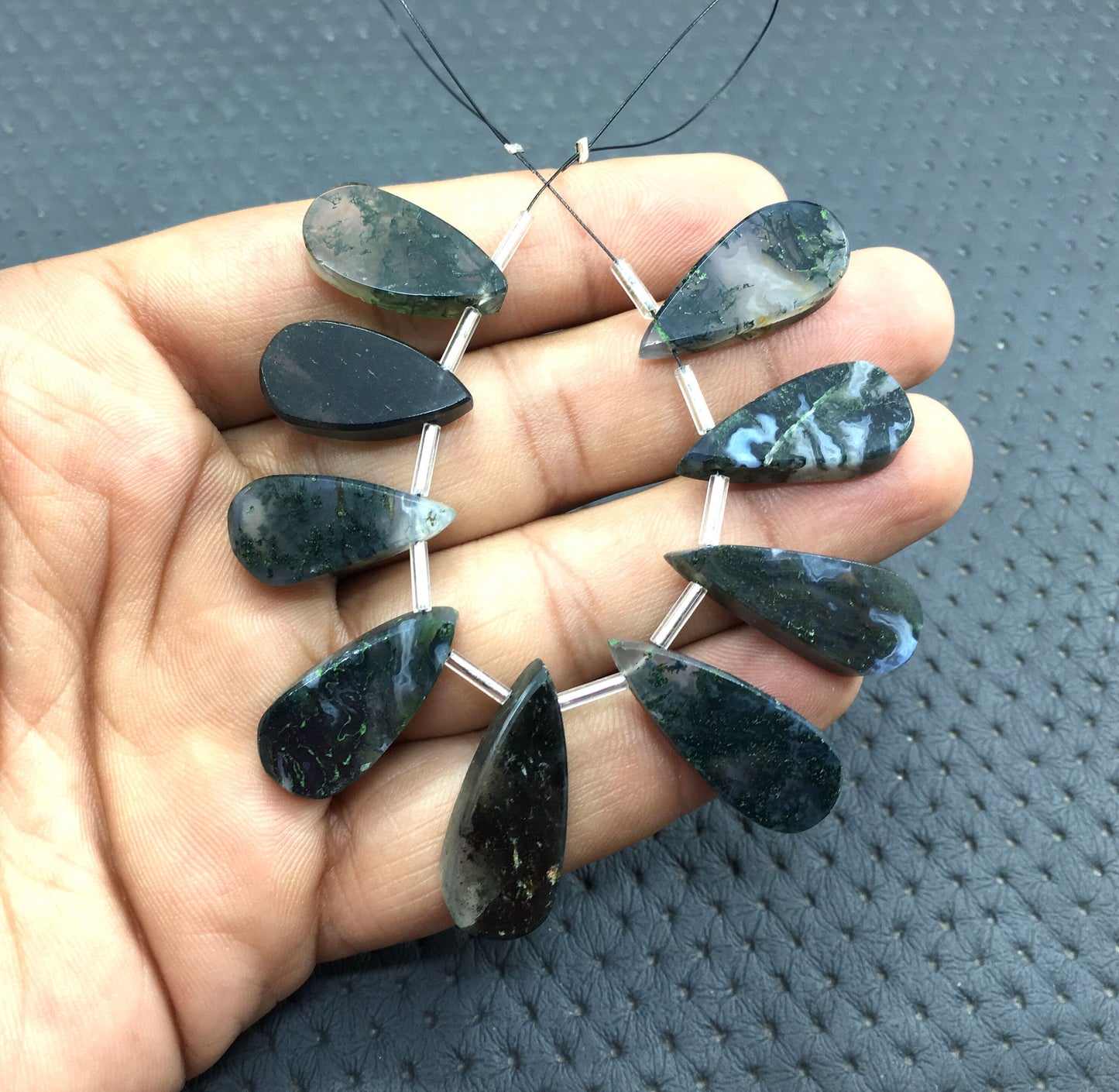 Awesome Quality 1 Strand Natural Solar Quartz Gemstone,9 Piece Smooth Pear Shape Size 10x21-11x23 MM Briolette Bead Making jewelry,Wholesale