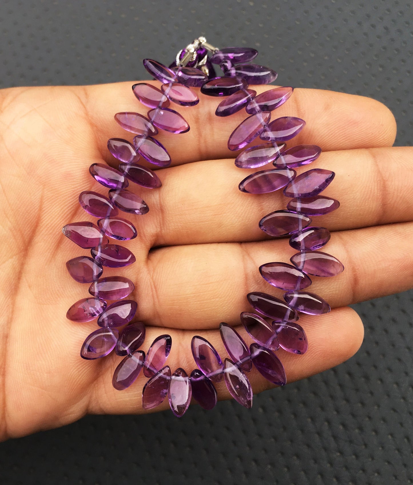 Gorgeous Natural Amethyst Gemstone,Smooth Marquise shape Beads,Size 4x9-5x12 MM February Birthstone Making Jewelry Wholesale Price