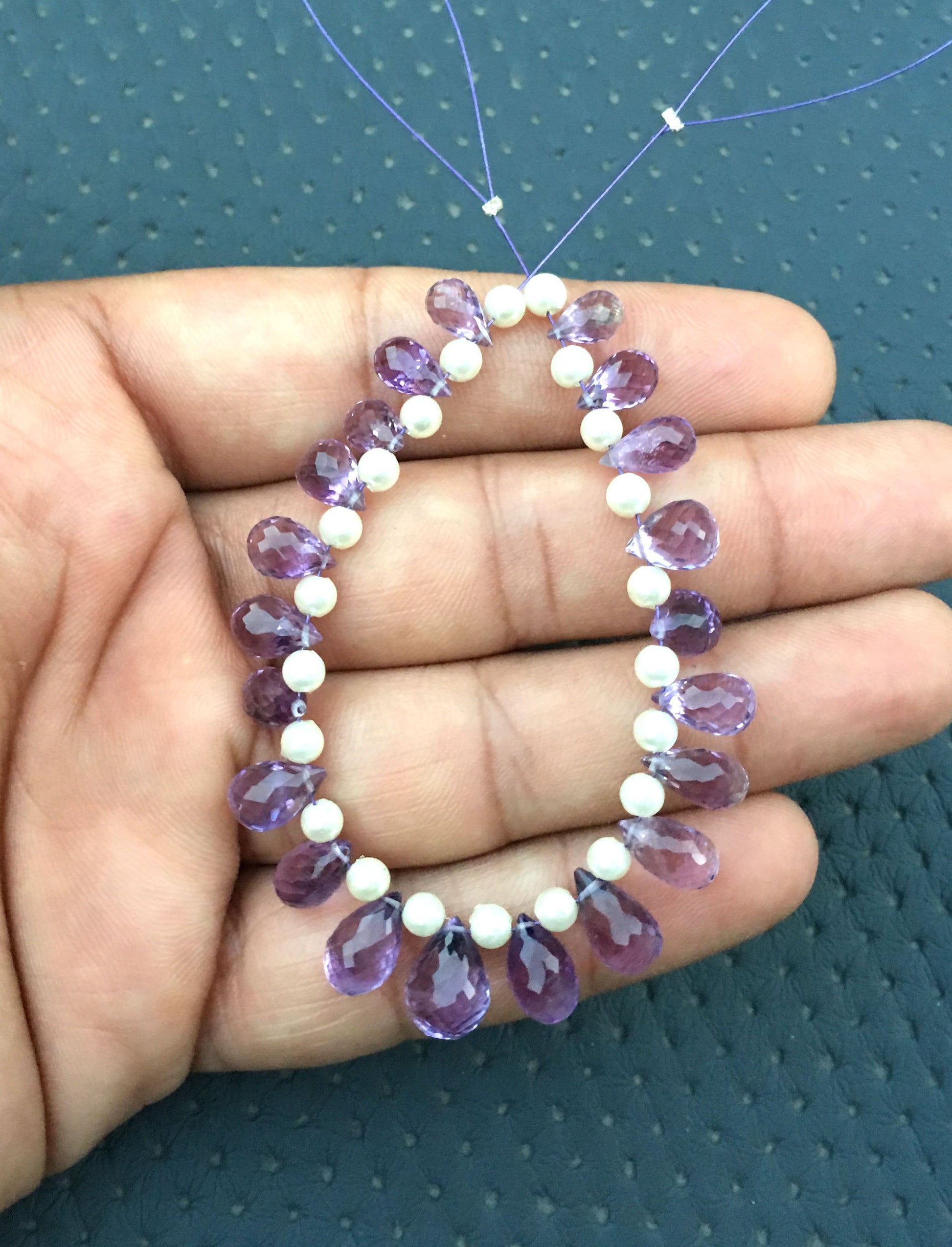 Awesome Quality Natural Amethyst Gemstone,Faceted Teardrop Shape Beads, Size 5x8-7x10 MM,February Birthstone Making jewelry Wholesale Price