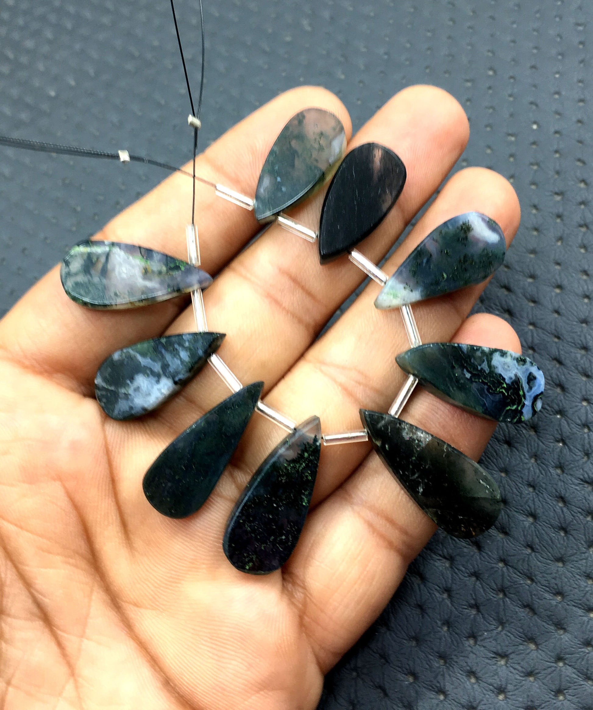 Awesome Quality 1 Strand Natural Solar Quartz Gemstone,9 Piece Smooth Pear Shape Size 10x21-11x23 MM Briolette Bead Making jewelry,Wholesale