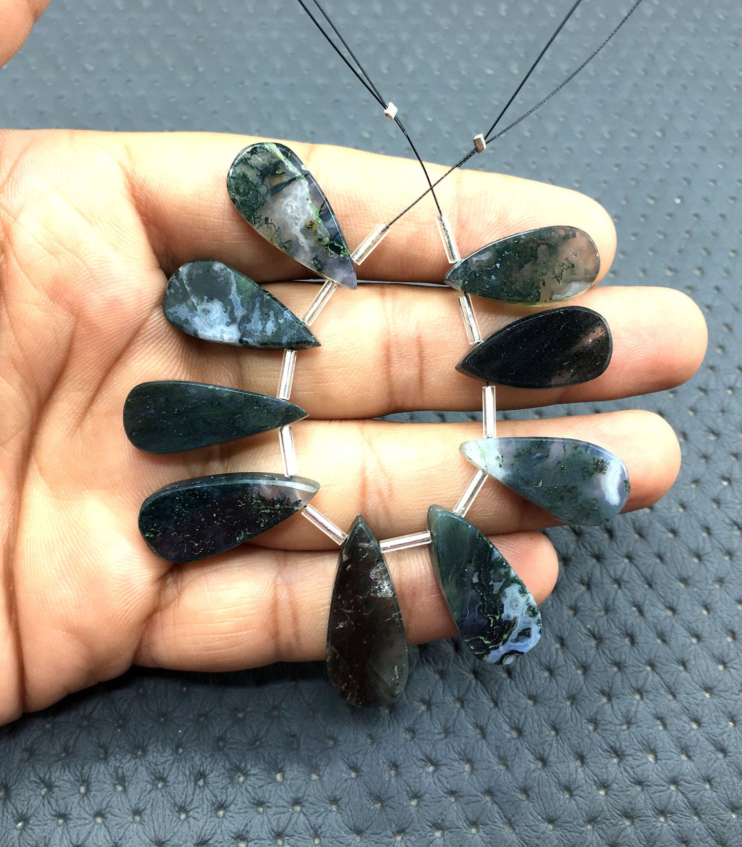 Awesome Quality 1 Strand Natural Solar Quartz Gemstone,9 Piece Smooth Pear Shape Size 10x21-11x23 MM Briolette Bead Making jewelry,Wholesale