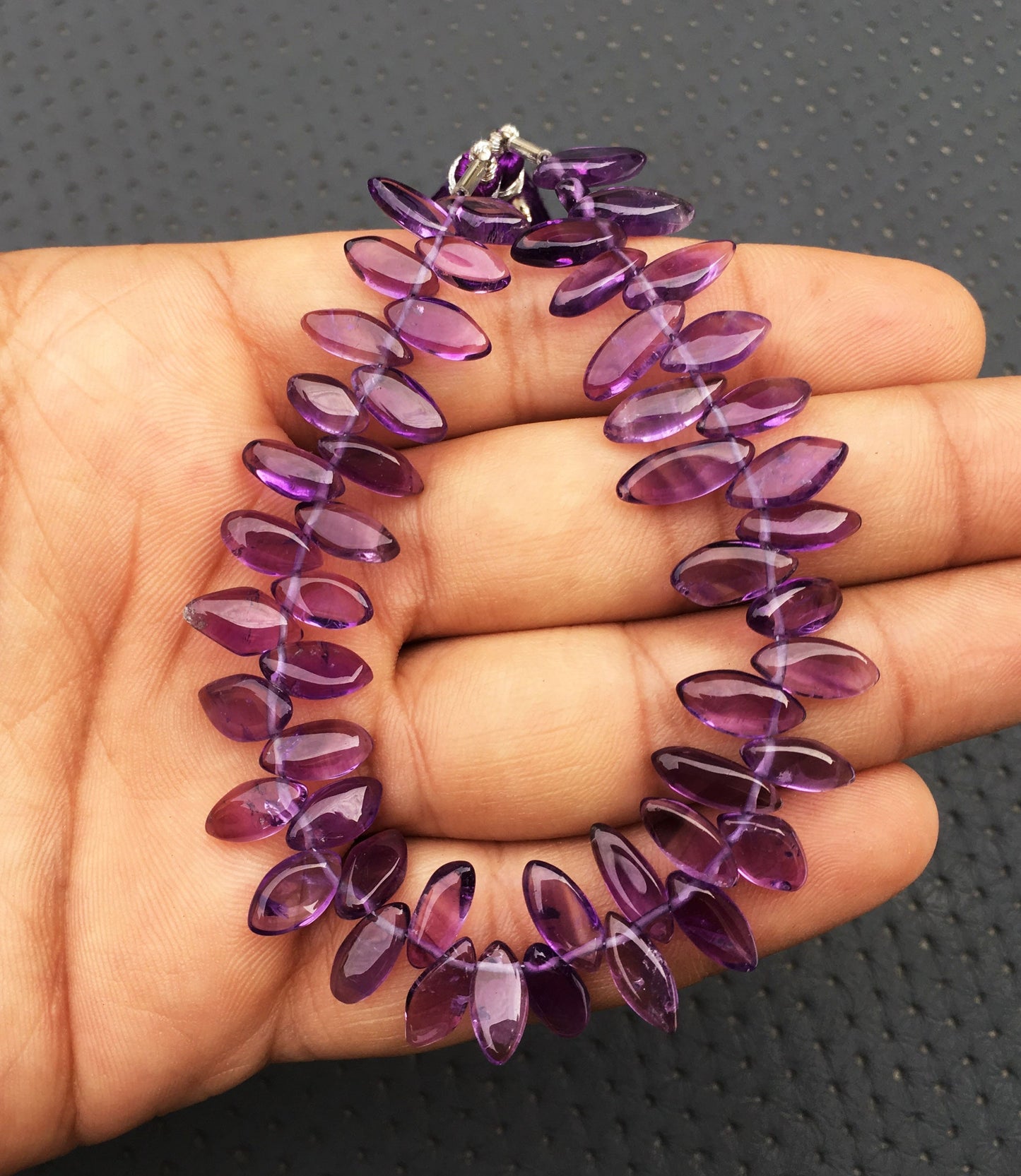 Gorgeous Natural Amethyst Gemstone,Smooth Marquise shape Beads,Size 4x9-5x12 MM February Birthstone Making Jewelry Wholesale Price