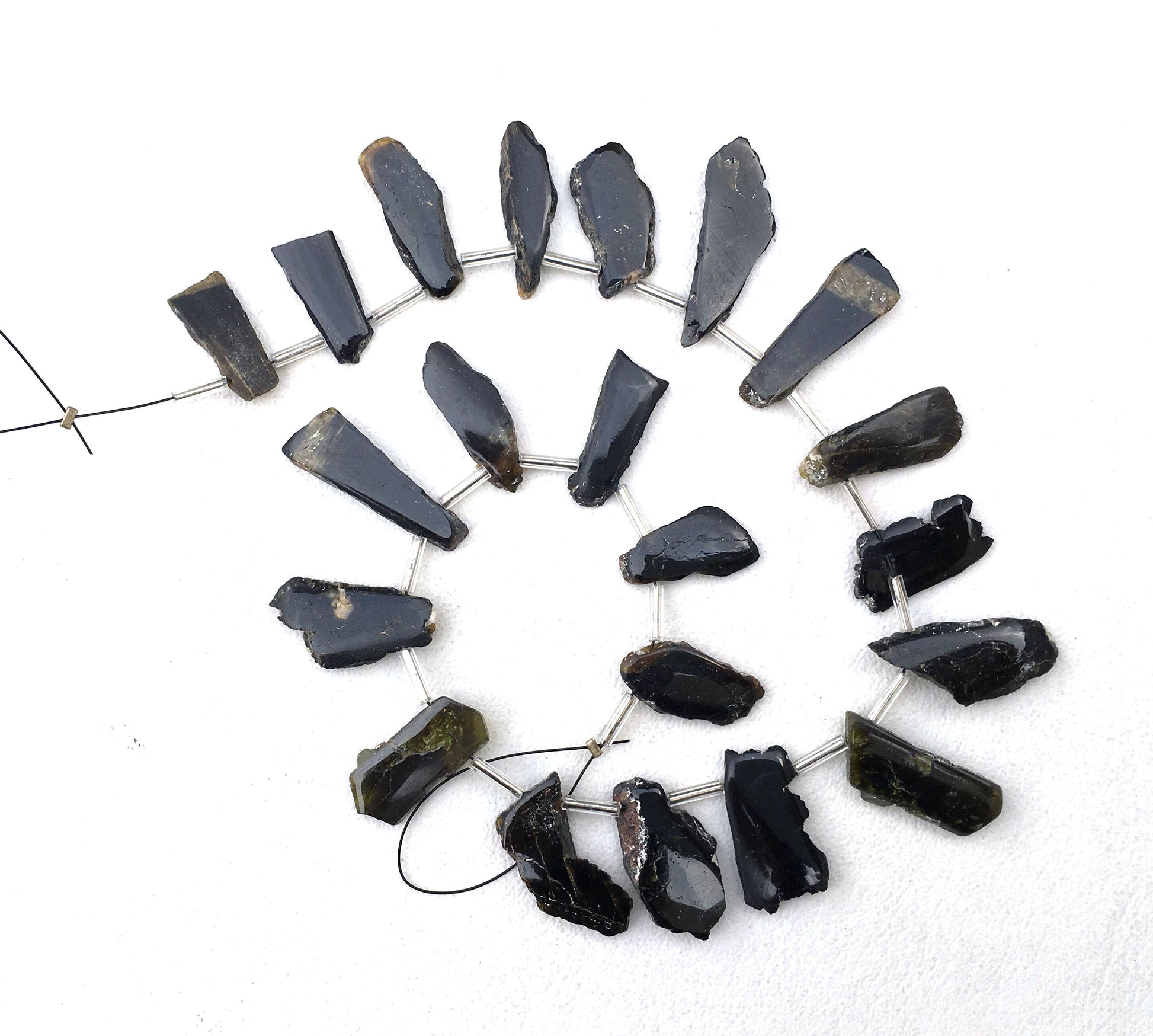 21 Piece Natural Tourmaline Gemstone,Uneven Shape Rough,Size 6x16-11x21 MM Super Fine Quality Polished Tourmaline Rough,Wholesale Tourmaline