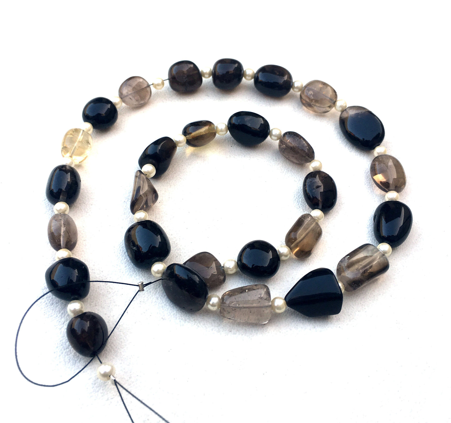 Bio Smoky Quartz Gemstone,Smooth Nuggets Beads,Size 9x10-12x17 MM Bio Smoky Beads, AAA Quality Bio smoky Nuggets Making Jewelry Wholesale