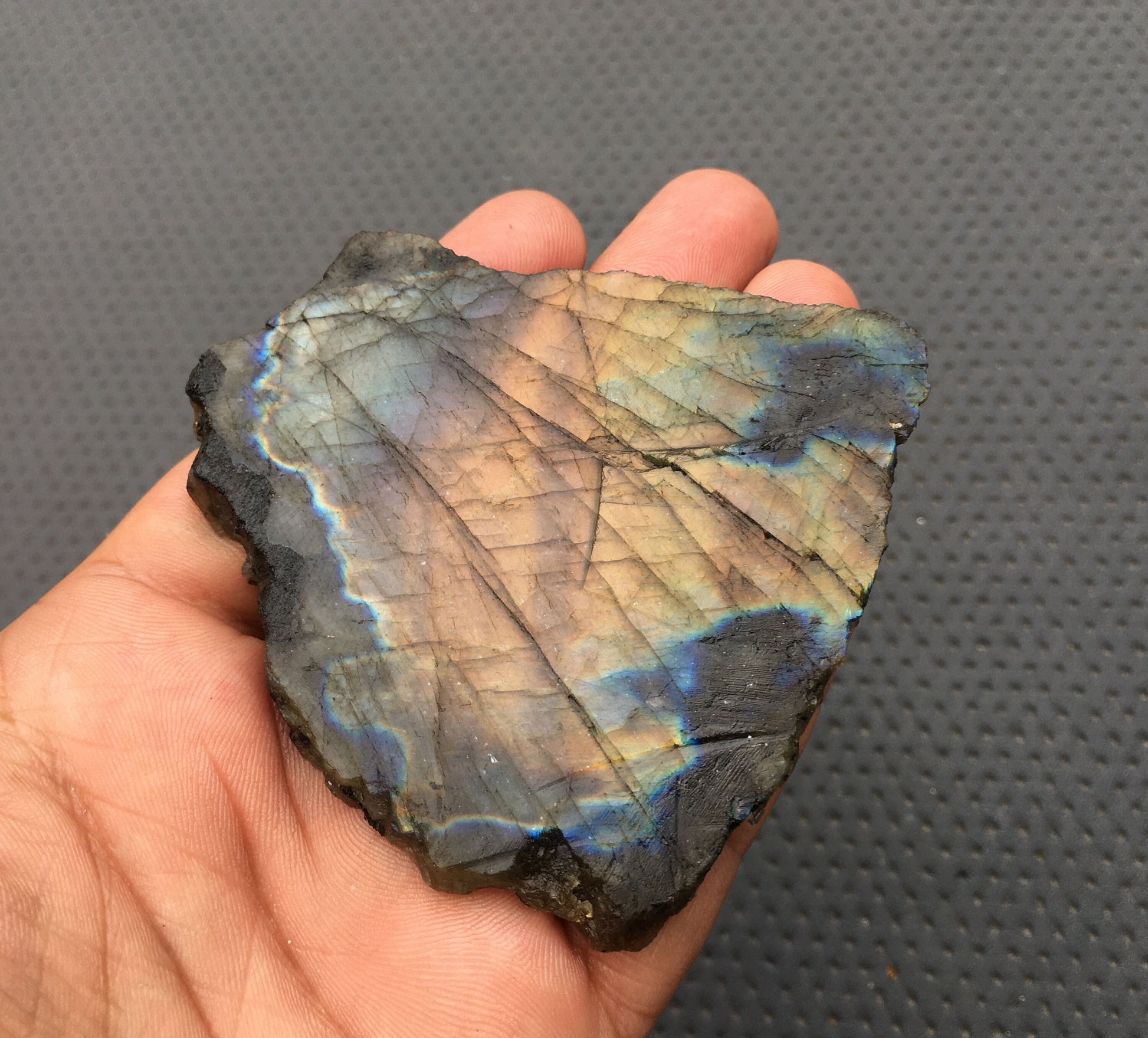 CABBING ROUGH Specimen Raw Natural Labradorite Gemstone,Size 69x79 MM Blue Flashy Making Raw Jewelry Wholesale Labradorite Specimen Rough