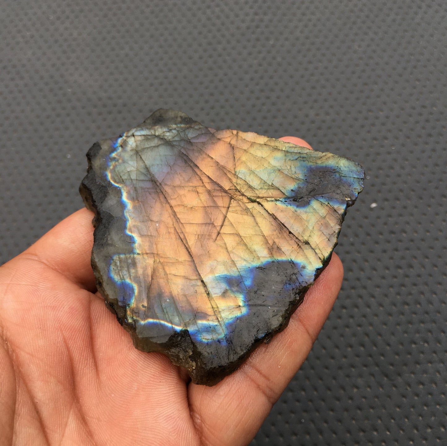 CABBING ROUGH Specimen Raw Natural Labradorite Gemstone,Size 69x79 MM Blue Flashy Making Raw Jewelry Wholesale Labradorite Specimen Rough