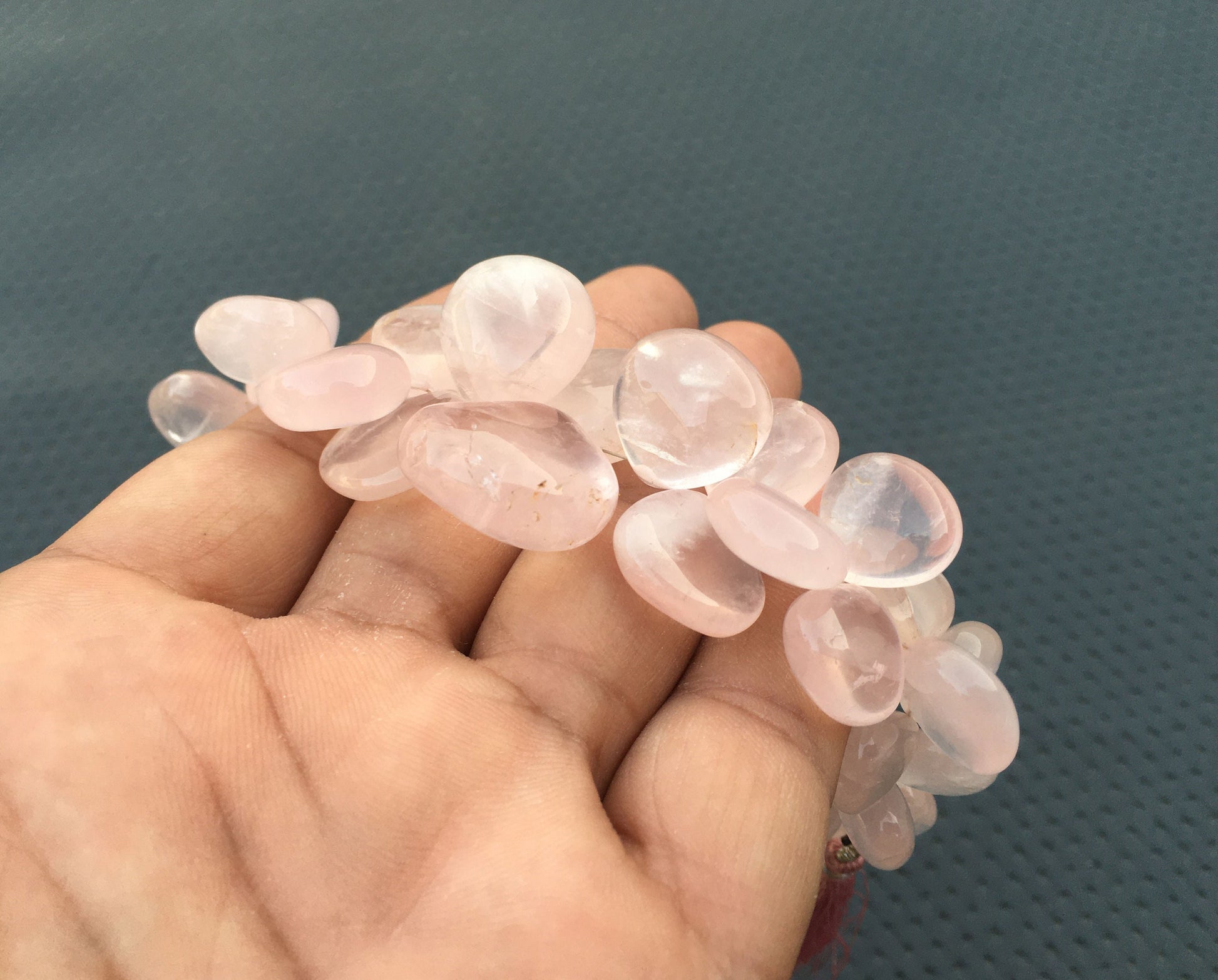 New Arrival AAA Quality Natural Rose Quartz Gemstone Smooth Heart Shape 32 Pieces,Rose Quartz Gemstone,Pink Stone,Size 11-21 MM Pink Quartz