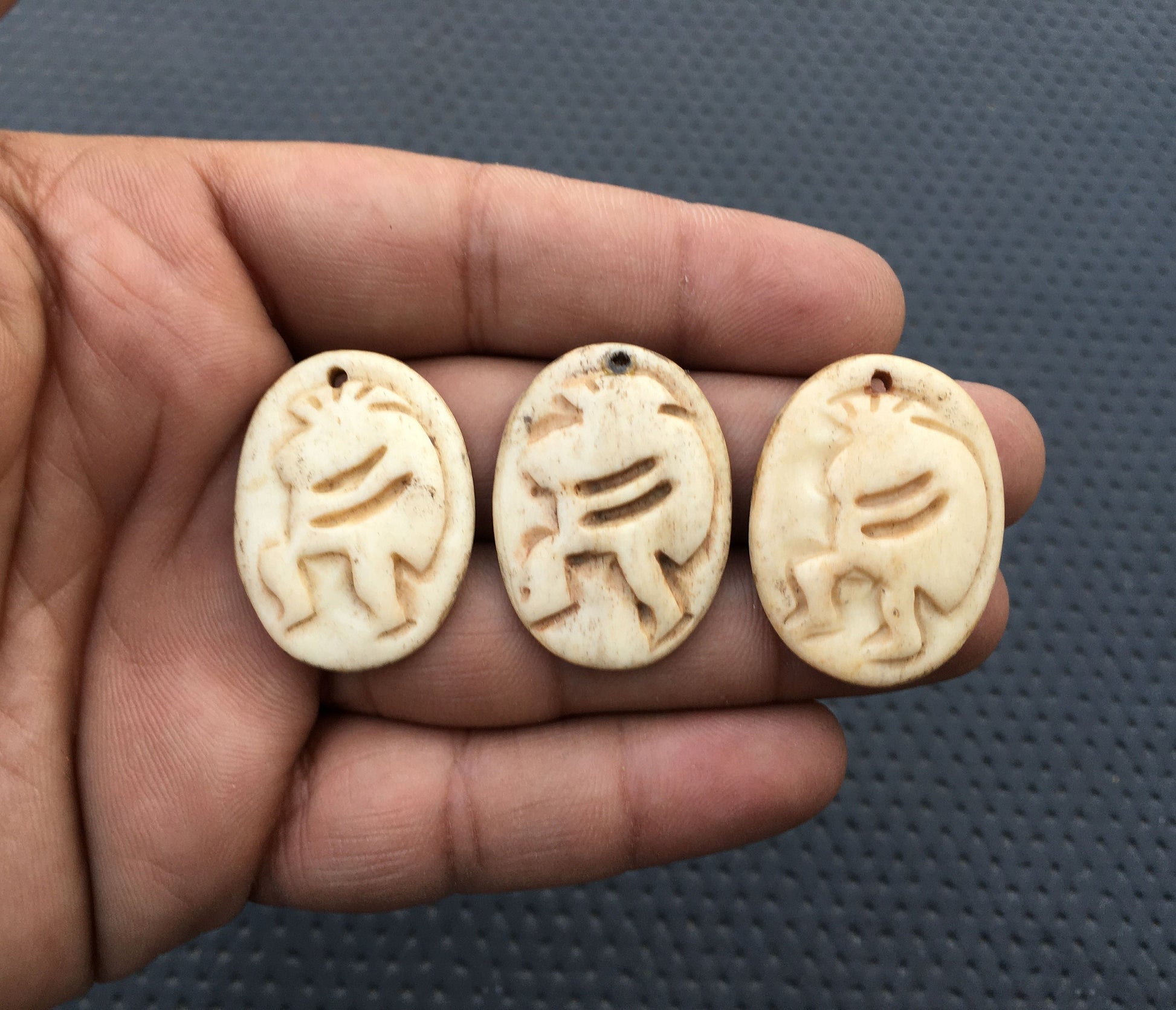 Natural Seep Shells Cabochons 3 Pieces Genuine Quality Seep Cabs Size 23x31-25x32 MM Cabochons White Cabochons Genuine Jewelry Cabochons