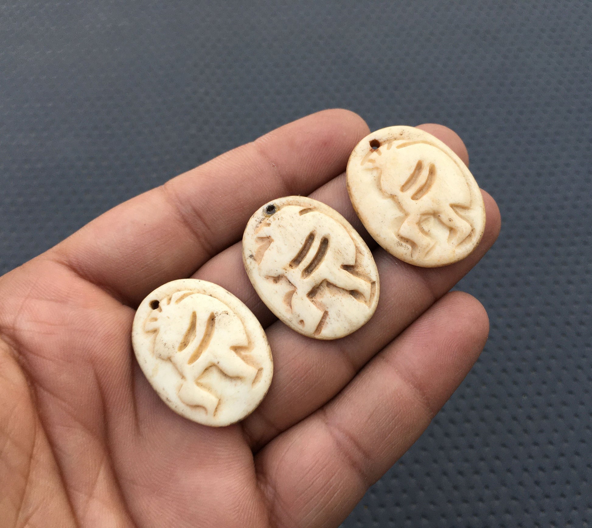 Natural Seep Shells Cabochons 3 Pieces Genuine Quality Seep Cabs Size 23x31-25x32 MM Cabochons White Cabochons Genuine Jewelry Cabochons