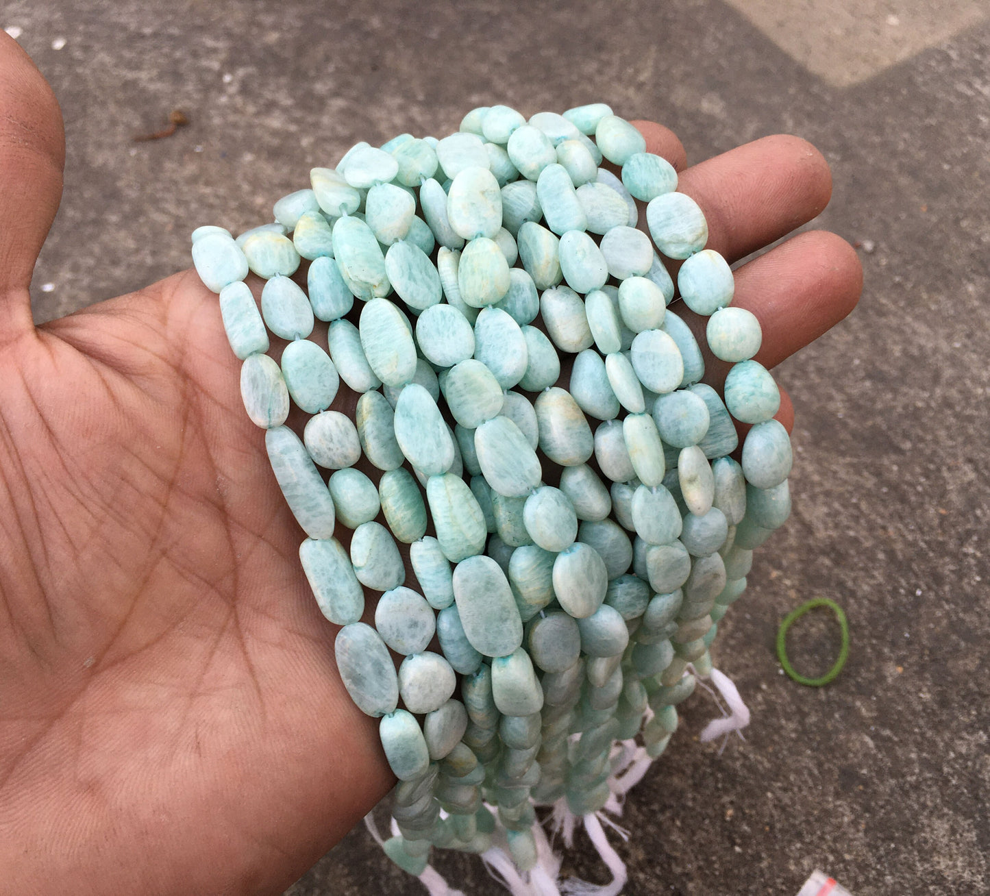 10"Long strand Smooth Nuggets Beads Natural green Amazonite Gemstone Size 6x8-10x11 MM Nuggets Bead Smooth Gemstone Making Jewelry Amazonite