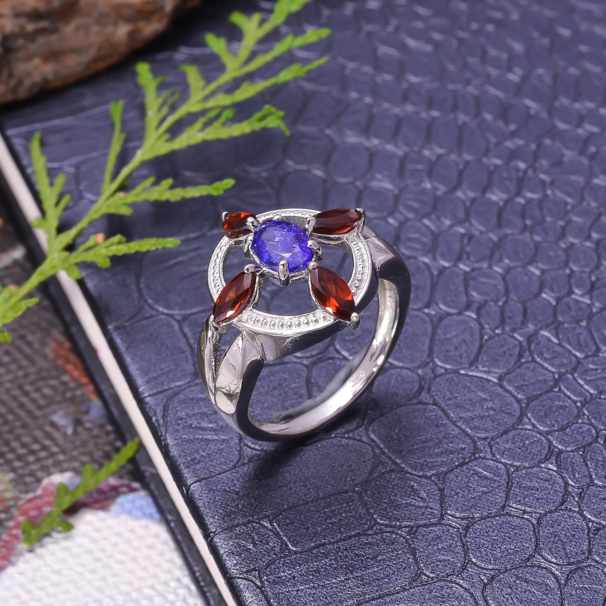 925 Sterling Silver Ring Jewelry, Beautiful Handmade Silver Jewelry,Promise Ring, Women Cute Gift,Natural Gemstone Ethnic Ring Birthday Gift