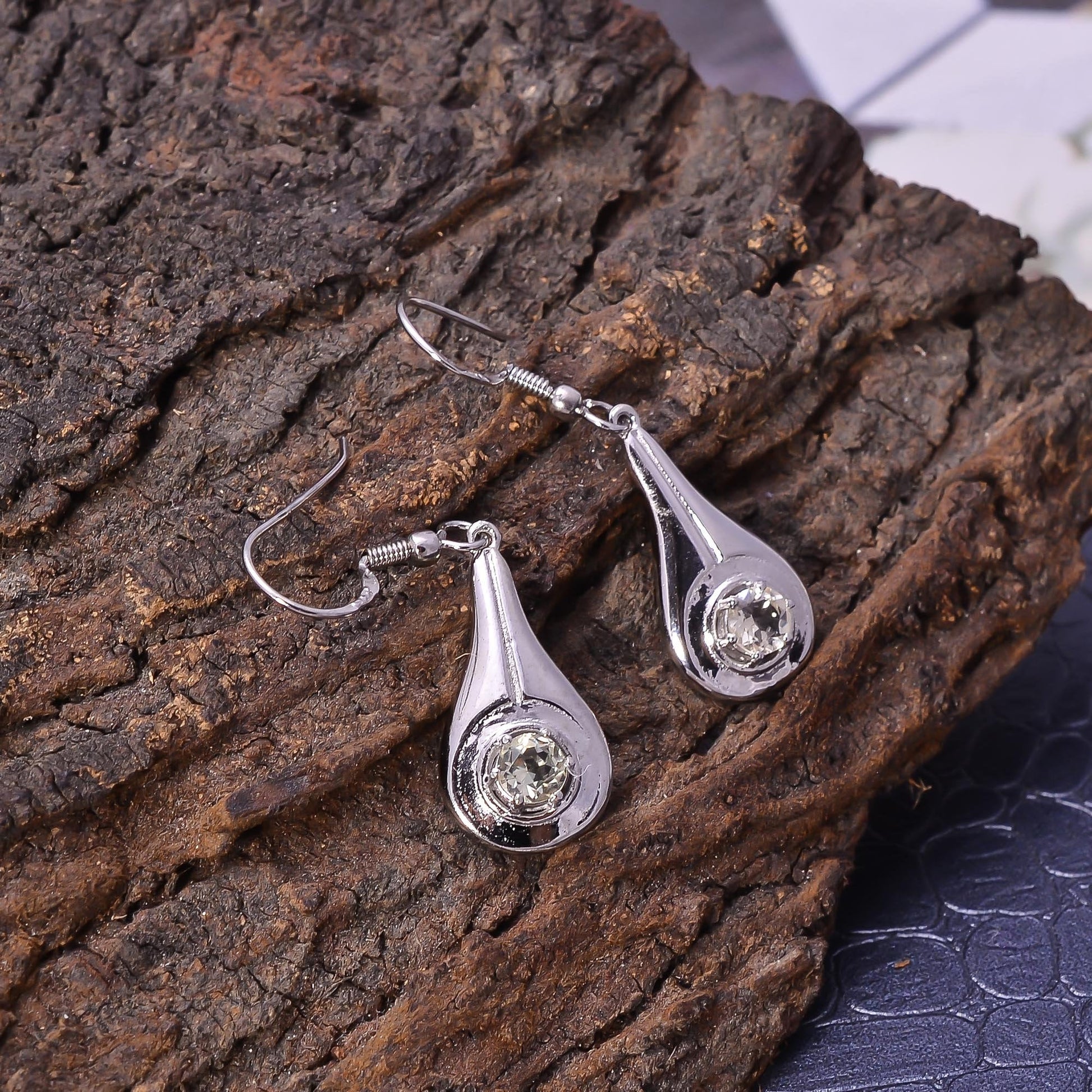 Pretty Earrings, Beautiful Handmade Jewelry, Natural Faceted Gemstone Earring, 92.5 Sterling Silver Dangle Earrings, Indian Silver Craft